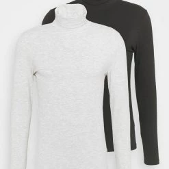 Bon marché 🤩 Pier One 2 PACK - T-shirt à manches longues Prix Préférentiel t-shirts & polos col roulé homme 🛒 -Pier One Soldes Magasin 03abc9fd97954ccca15bca835a96fa24 3