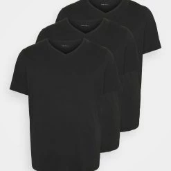 Top 10 🧨 Pier One Faible Prix 3 PACK - T-shirt basique t-shirts & polos col en v homme 🌟