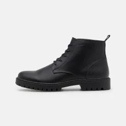 Sortie 👏 Pier One Réduction Bottines à lacets bottes rond homme 🛒