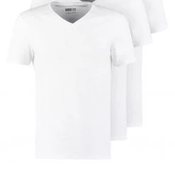 De gros 👏 Pier One 3 PACK - T-shirt basique qualité absolue t-shirts & polos col en v homme 🛒