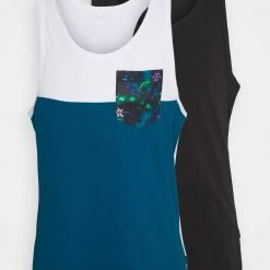 Vente flash 🌟 Prix De Rêve Pier One 2 PACK - Débardeur t-shirts encolure large ronde homme 🔥 -Pier One Soldes Magasin 16587f1360a74f59a62d988a46ec0d31