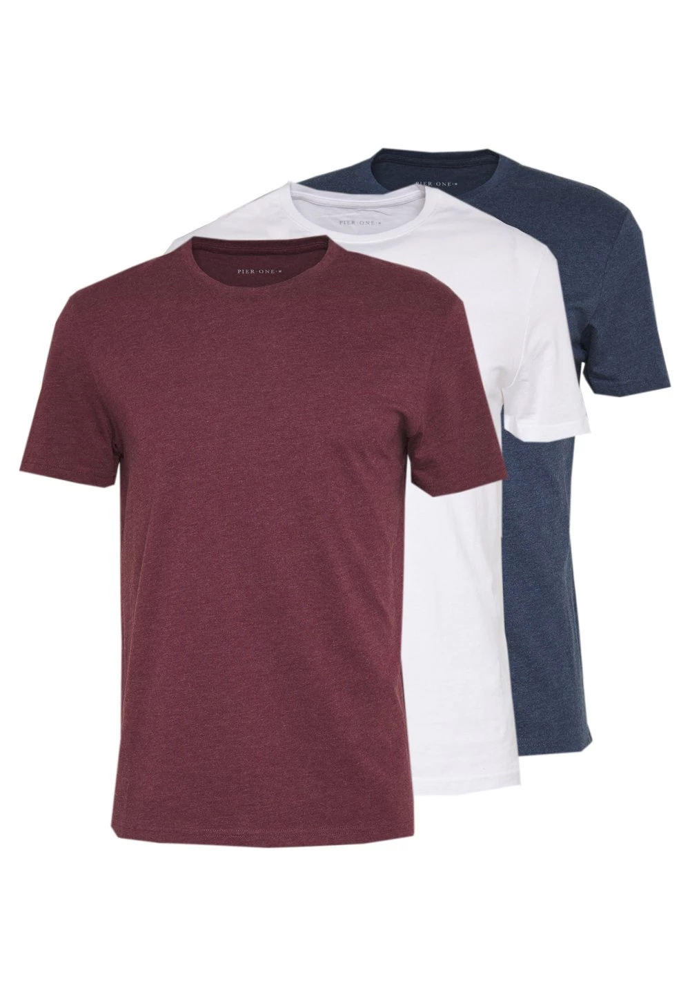 Top 10 🧨 Qualité Fiable Pier One 3 PACK - T-shirt basique t-shirts col rond homme 🔥 3 Top 10 🧨 Qualité Fiable Pier One 3 PACK - T-shirt basique t-shirts col rond homme 🔥
