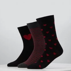 De gros 🔥 Pier One excellente qualité VALENTINES 3 PACK - Chaussettes sous-vêtements rayures homme 👍