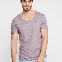 Meilleure affaire 🧨 Pier One T-shirt imprimé Produit de première qualité t-shirts encolure large ronde homme ⭐