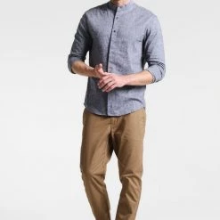 Grosses soldes 👏 Pier One Chemise En Remise chemises col mao homme 🔔 -Pier One Soldes Magasin 2569849e15ca4ded85c9c1c9b72b5a75