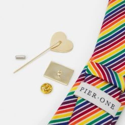 Bon marché 🌟 Prix Dégriffé Pier One PRIDE RAINBOW PINS SET - Cravate cravates et nœuds papillon multicolore homme 🔥 -Pier One Soldes Magasin 279b4fb9be4742b397bb4f4483afc6c6