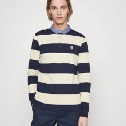 Coupon ⭐ Pier One Polo - dark blue/mottled beige Prix Sympa t-shirts & polos col polo homme 👍