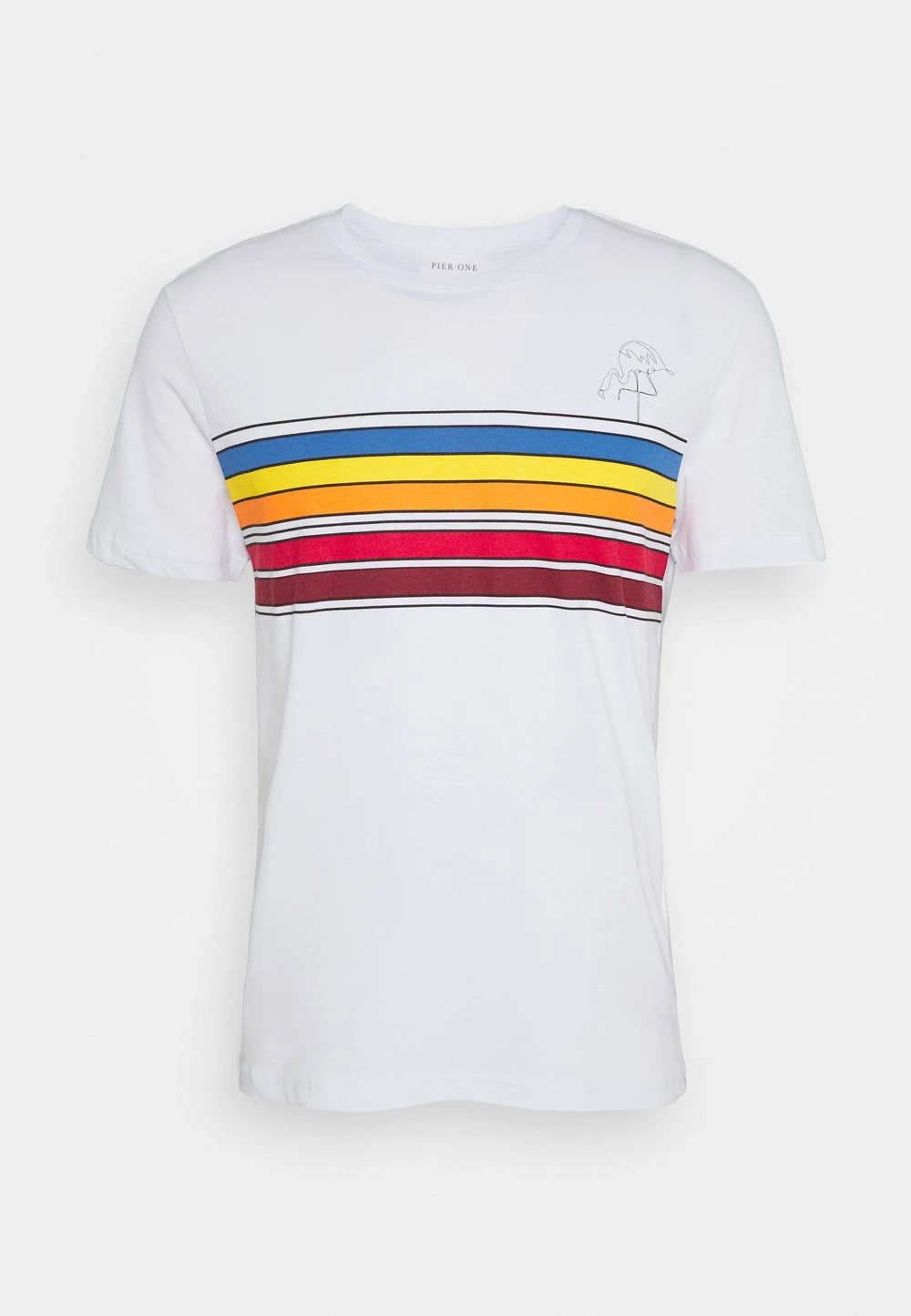 De gros 👏 Pier One Première Qualité T-shirt imprimé t-shirts col rond homme 🌟 6 De gros 👏 Pier One Première Qualité T-shirt imprimé t-shirts col rond homme 🌟 – Image 4