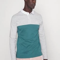 Sortie 💯 Se Vend Bas Prix Pier One T-shirt à manches longues t-shirts & polos col contrastant homme 🔥