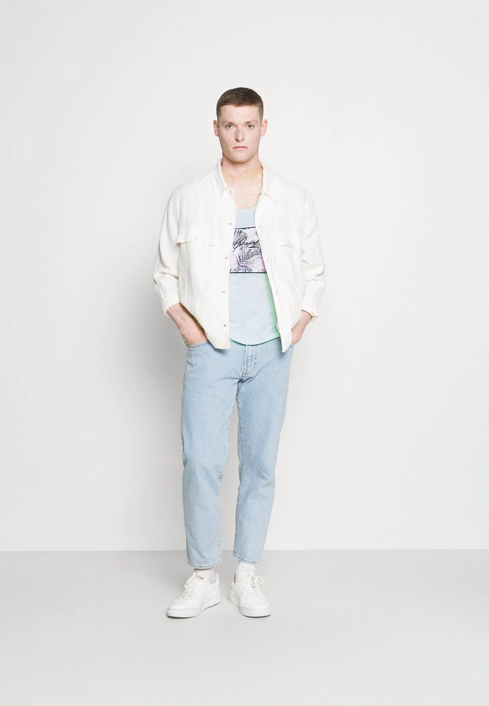 Sortie ✔️ Pier One Bon Rapport Coût-Efficacité Débardeur t-shirts col rond homme 🔥 4 Sortie ✔️ Pier One Bon Rapport Coût-Efficacité Débardeur t-shirts col rond homme 🔥 – Image 2