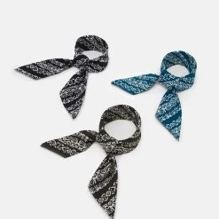 Nouveau 🧨 Pas Cher Pier One BANDANAS 3 PACK UNISEX - Foulard Écharpes et foulards imprimé 🎁