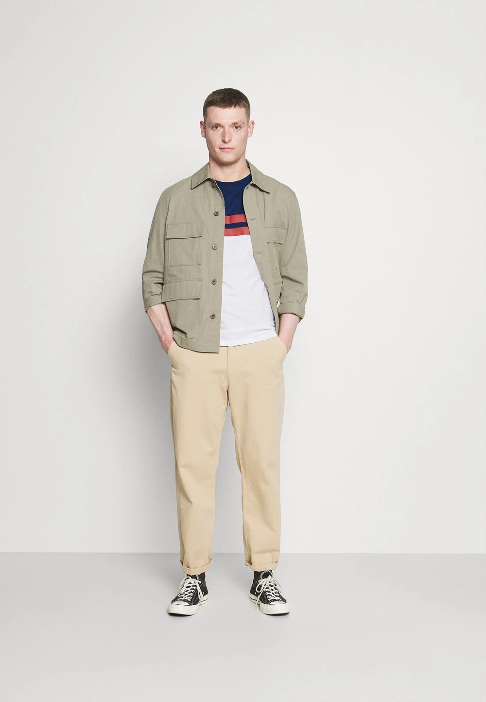 Bon marché 🛒 Pier One qualité absolue T-shirt imprimé t-shirts col rond homme 🌟 4 Bon marché 🛒 Pier One qualité absolue T-shirt imprimé t-shirts col rond homme 🌟 – Image 2