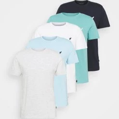 Meilleure affaire ✨ Pier One 5 PACK - T-shirt basique Prix Gelé t-shirts col rond homme 🧨 -Pier One Soldes Magasin 3fe4ededb7e446c69186309619c33f40