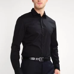 Meilleure vente 🛒 Prix Jamais Vus Pier One Chemise classique costumes & cravates col kent homme ✔️