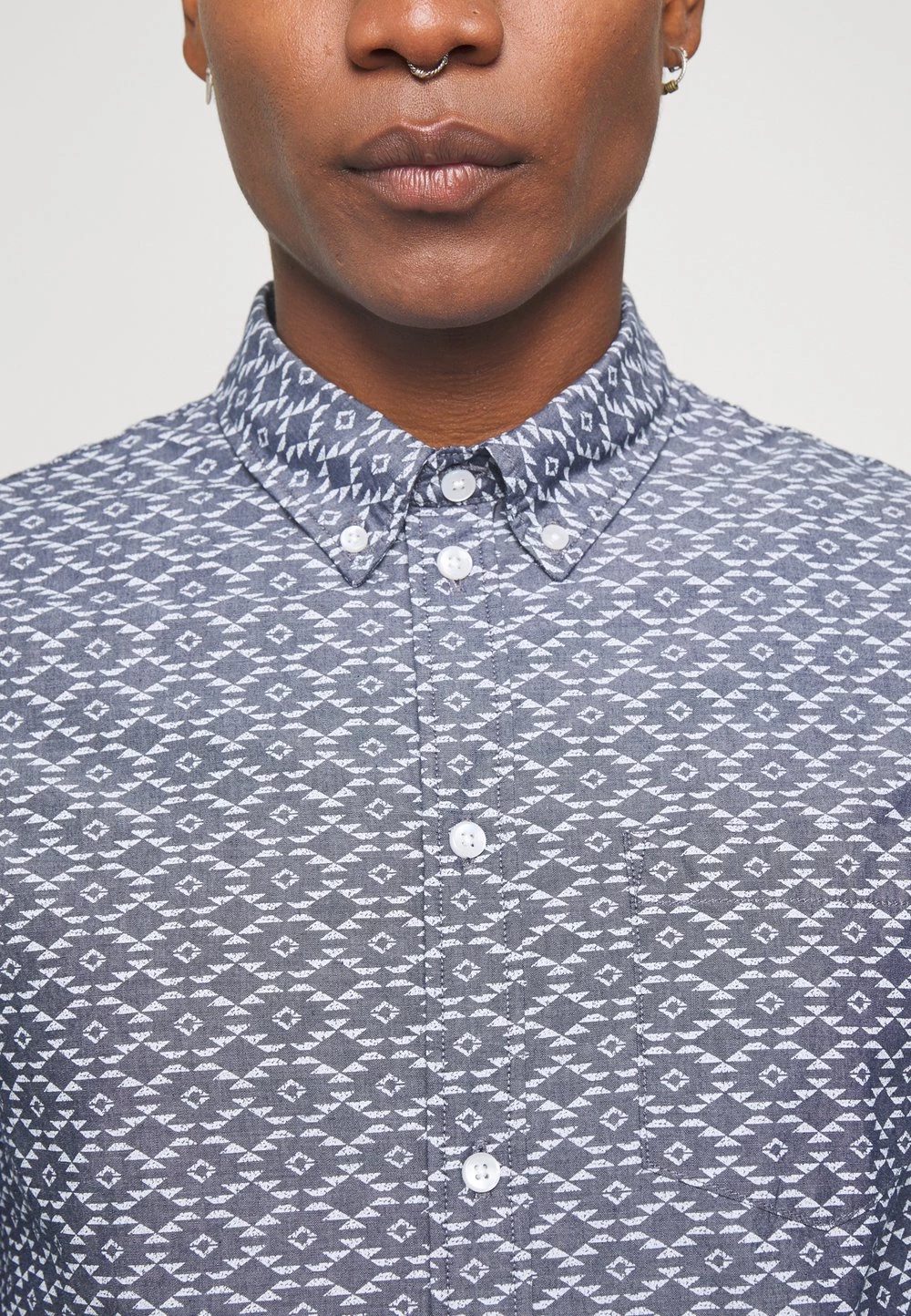 Promo ❤️ Pas Cher Pier One Chemise chemises col à boutons homme 💯 8 Promo ❤️ Pas Cher Pier One Chemise chemises col à boutons homme 💯 – Image 6