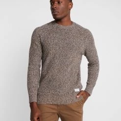 Offres 🎁 Meilleur Prix Garanti Pier One MULTICOLOUR HALF CARDIGAN JUMPER - Pullover pulls et gilets col rond homme 😍