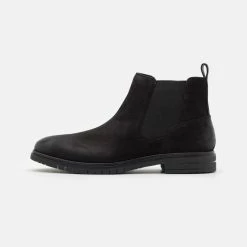 Budget ✨ Remise En Ligne Pier One LEATHER - Bottines bottes rond homme 🔔