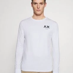 Offres 🤩 Pier One Prix Équitable T-shirt à manches longues t-shirts col rond homme 👏