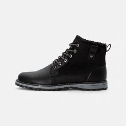 Promo 🧨 Pier One Bottines à lacets Prix Allégé bottes rond homme 🔥