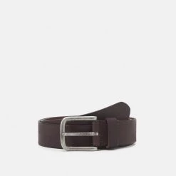 Bon marché ⭐ Pier One Prix Préférentiel LEATHER - Ceinture ceintures boucle ardillon homme 🎁