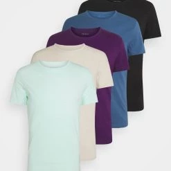 Top 10 ✨ Pier One 5 PACK - T-shirt basique Un Tarif Préférentiel t-shirts col rond homme 🛒 -Pier One Soldes Magasin 4ee64436d28c4a40ba303aa01cdff8f0 1