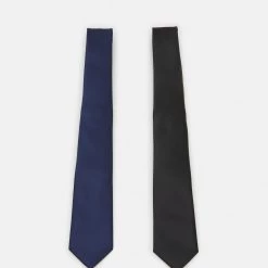 Coupon ⭐ Pier One Prix Gelé 2 PACK - Cravate cravates et nœuds papillon couleur unie homme 🌟