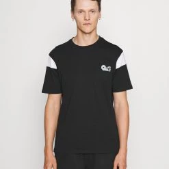 Budget ❤️ Pier One SLEEVE BLOCK NEW - T-shirt imprimé Marchandise de première qualité t-shirts col rond homme 🎉