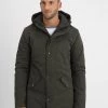 Sortie 🎉 Pier One Qualité Supérieure Parka manteaux capuche homme 🛒