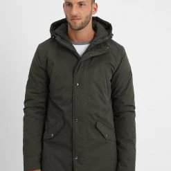 Sortie 🎉 Pier One Qualité Supérieure Parka manteaux capuche homme 🛒