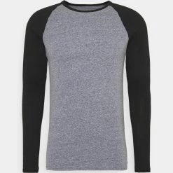 Vente flash ✨ Pier One Prix Gelé T-shirt à manches longues t-shirts & polos col rond homme 🔔 -Pier One Soldes Magasin 5bebadd91894462984f2724e27e46f6c