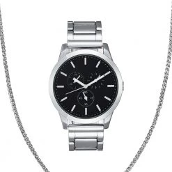 De gros 💯 Pier One SET - Montre Prix Sympa montres et bijoux couleur unie homme 🔔