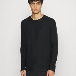 Meilleur prix ✔️ Prix Allégé Pier One RIBBED LOUNGE TOP - Haut de pyjama pyjamas col rond homme 🔔