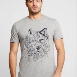 Meilleur prix ❤️ Pier One Prix Préférentiel T-shirt imprimé t-shirts & polos col rond homme 🧨