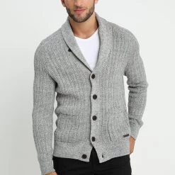 Meilleure affaire 🎉 Pier One Promos Gilet pulls & gilets col châle homme ⭐