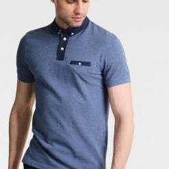 Vente flash 🌟 Pier One Polo Rabais t-shirts col à boutons homme 🧨