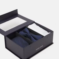 De gros 💯 Prix Aimable Pier One SET - Cravate pochettes de costume rayures homme 🎁 -Pier One Soldes Magasin 745c209f19cd49809ccd241555a02bec