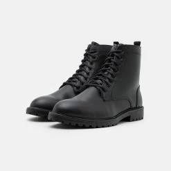 Meilleur prix 😍 Pas Cher Pier One Bottines à lacets bottes rond homme 🔥 -Pier One Soldes Magasin 7684903bef0b42628d2bfdb59ffc9dd7