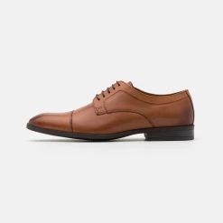 Top 10 💯 Pier One LEATHER - Derbies & Richelieus Remise En Ligne chaussures de ville rond homme 😀