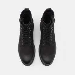 Nouveau 🔔 Pier One Vendre-Réclame LEATHER - Bottines à lacets bottes rond homme 🔥 -Pier One Soldes Magasin 7d636e540bd941158ae1ed6d6f41585b