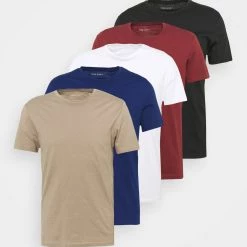 Vente flash ⌛ Prix Ourlé Pier One 5 PACK - T-shirt basique t-shirts & polos col rond homme 🎁 -Pier One Soldes Magasin 821a9428a35f403f8260cec51cee307c 4