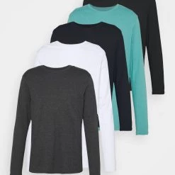 Promo 🔔 Pier One Prix Gelé 5 PACK - T-shirt à manches longues t-shirts & polos col rond homme ⌛ -Pier One Soldes Magasin 852b1adeb3684c1fb9aafb1a1a50eb45