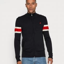 Budget 💯 Haute Qualité Pier One Gilet pulls & gilets col officier homme ✔️