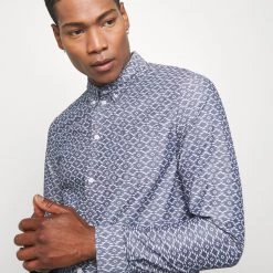 Promo ❤️ Pas Cher Pier One Chemise chemises col à boutons homme 💯