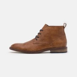 Meilleur prix 🌟 Pier One Bottines à lacets Soldes En Ligne bottes rond homme 🛒