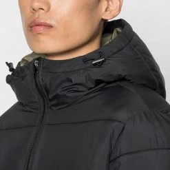 Nouveau 🎉 Pier One BASIC PUFFER JACKET WITH CONTRAST HOOD - Veste d'hiver Prix Accessible vestes capuche homme 👏 -Pier One Soldes Magasin ac45dd429b7349d1b1c00897ccebcc8a