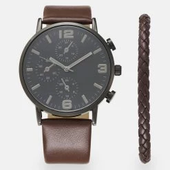 Vente flash 🌟 Prix Abordable Pier One SET - Montre montres et bijoux boucle ardillon homme 😍 -Pier One Soldes Magasin b5bb67abc283462d8848f4f4cd6104f6