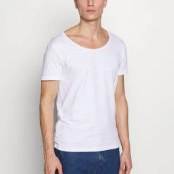 Top 10 ✔️ Plus Bas Prix De Vente Pier One T-shirt basique t-shirts encolure large ronde homme 🧨