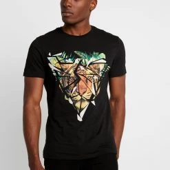 Tout neuf 🌟 Prix Sympa Pier One T-shirt imprimé t-shirts col rond homme 🛒