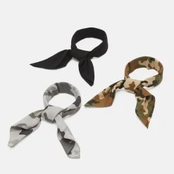 Nouveau 😍 Prix Dégriffé Pier One BANDANA UNISEX 3 PACK - Foulard Écharpes et foulards camouflage 🎉