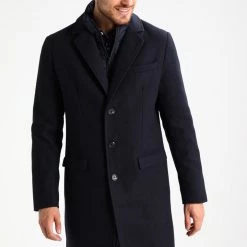 Offres 👍 Pier One Manteau classique Prix Ourlé manteaux col revers homme 👍